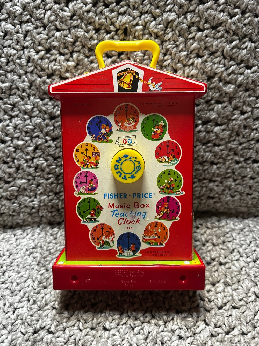 Fisher-Price Teaching Clock: Tested & Works - Picture 2 of 10